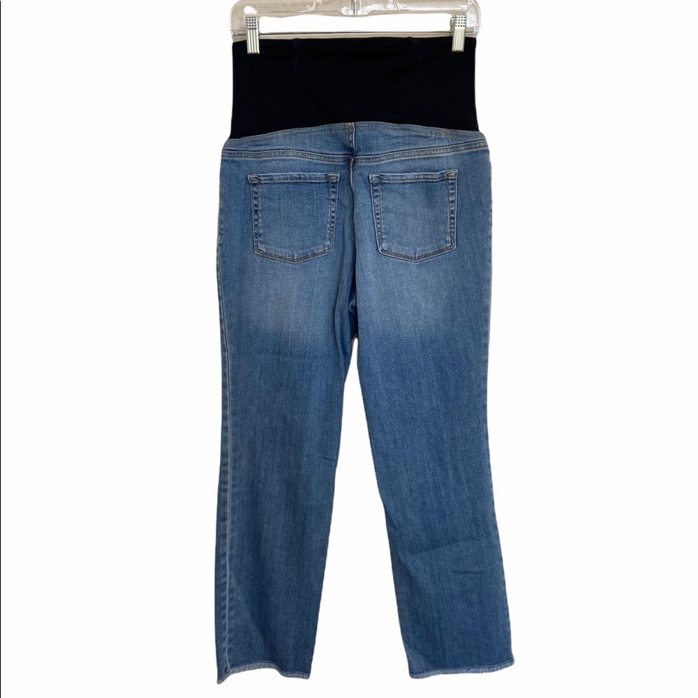 Isabel Maternity High Rise Crossover Jeans - Picture 10 of 13